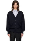 V-Neck Cardigan Black - MAISON MARGIELA - BALAAN 2