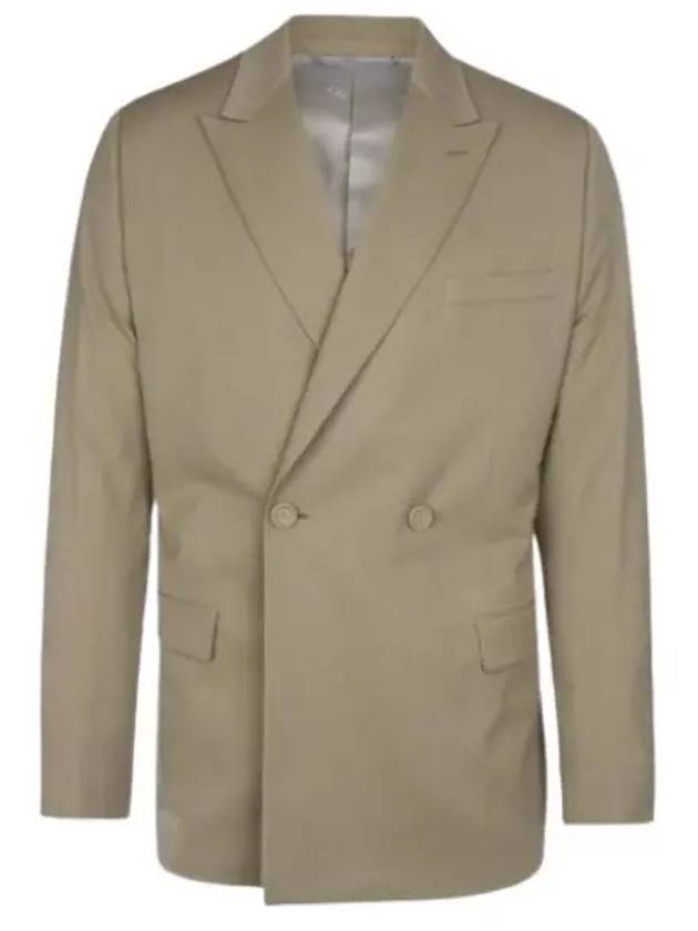 Double Breasted Wool Jacket Beige - DIOR - BALAAN 2