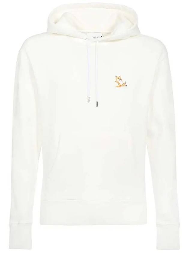 Chillax Fox Patch Classic Hoodie Ecru - MAISON KITSUNE - BALAAN 3