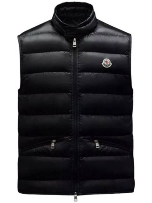 GUI Padded Vest Black 1A10700 53029 999 - MONCLER - BALAAN 1