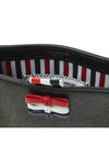 Pebble Grain Bow Phone Holder Cross Bag Black - THOM BROWNE - BALAAN 11