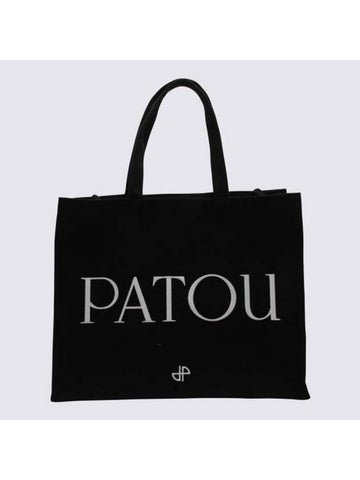 Logo Tote Bag Black - PATOU - BALAAN 1