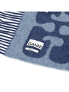 Muffler Scarf A6028 076 BLUE - GANNI - BALAAN 7