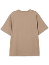 CHI CHI Overfit Short Sleeve TShirt VNDTS243 Beige - VANN WORKS - BALAAN 3