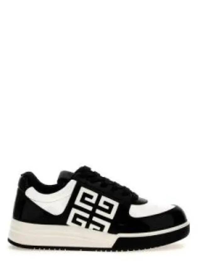 G4 Patent Leather Low-Top Sneakers Black White - GIVENCHY - BALAAN 2