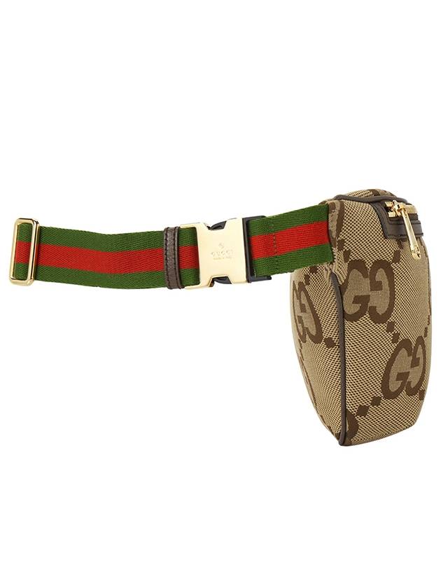 Jumbo GG Canvas Belt Bag Brown - GUCCI - BALAAN 3