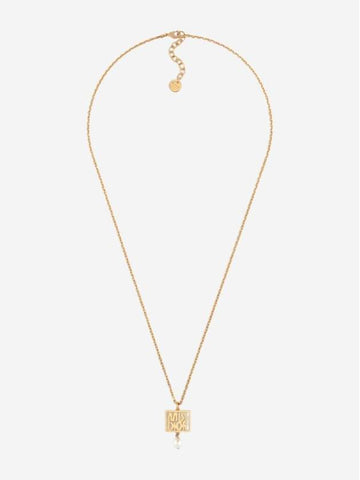 Miss Resin Pearl Necklace Gold - DIOR - BALAAN 1