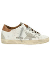 Brown Tab Superstar Classic Low Top Sneakers White - GOLDEN GOOSE - BALAAN 1