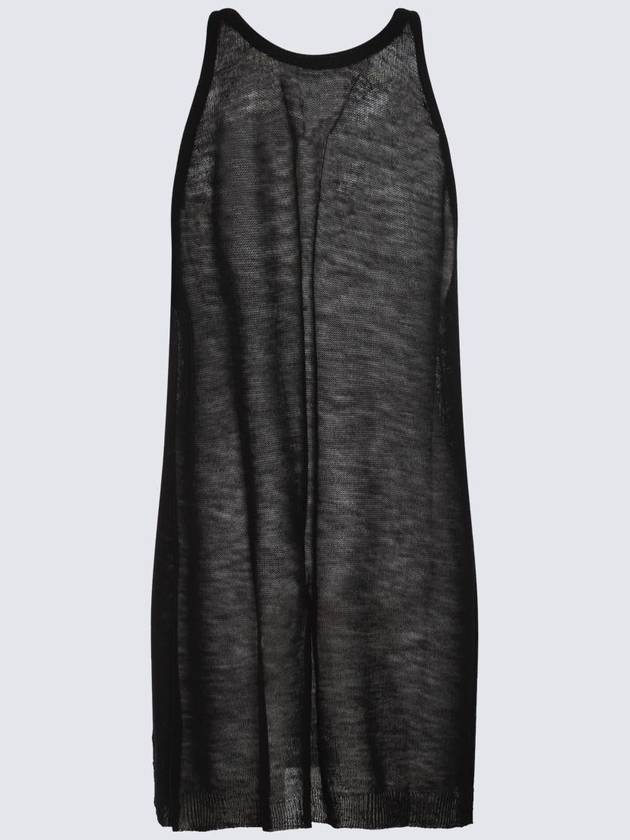 Rick Owens Black Wool Top - RICK OWENS - BALAAN 2