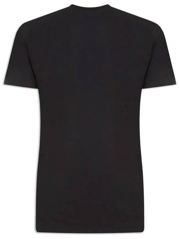 Papaia Logo Cotton Short Sleeve T-Shirt Black - MAX MARA - BALAAN 3