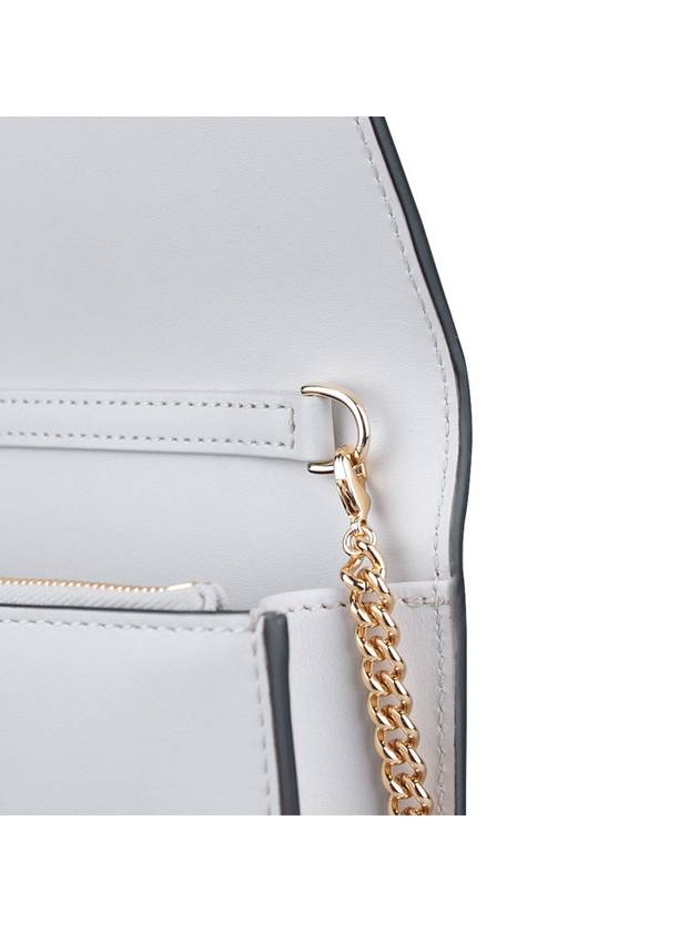 logo chain mini cross bag gray - FENDI - 9