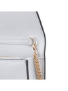 Logo Chain Small Long Wallet Grey - FENDI - BALAAN 9