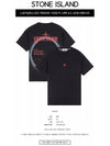 Solar Eclipse Short Sleeve T-Shirt  Black - STONE ISLAND - BALAAN 3