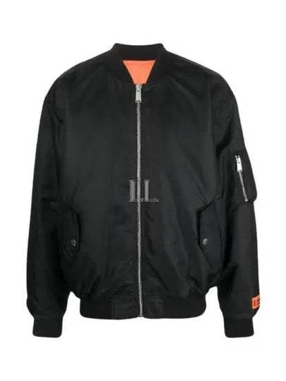 Padlock Bomber Jacket Black - HERON PRESTON - BALAAN 2