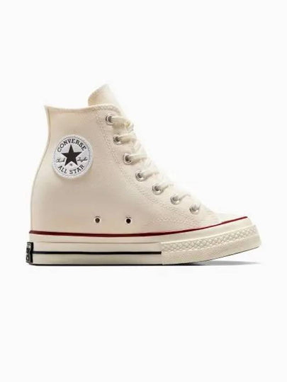 Chuck 70 Wedge High Top Sneakers Egret - CONVERSE - BALAAN 2