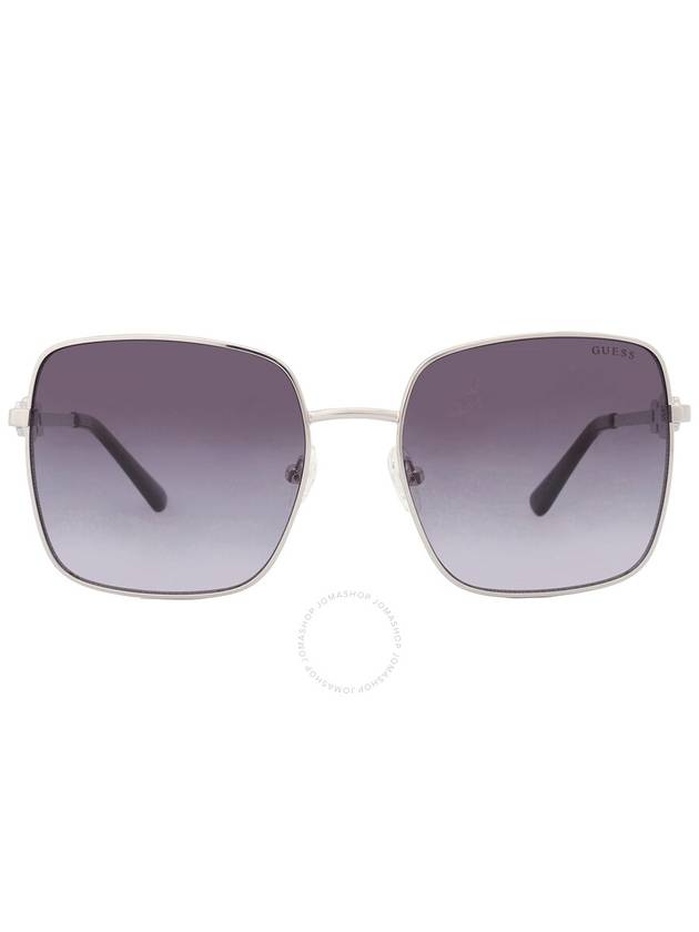 Guess Factory Smoke Gradient Rectangular Ladies Sunglasses GF6115 10B 57 - GUESS - BALAAN 1