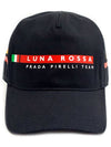 Pirelli Fabric Ball Cap Black - PRADA - BALAAN 4