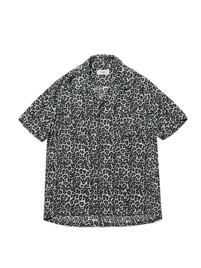 Hawaian Shirt Leopard White Black - ROLLING STUDIOS - BALAAN 2