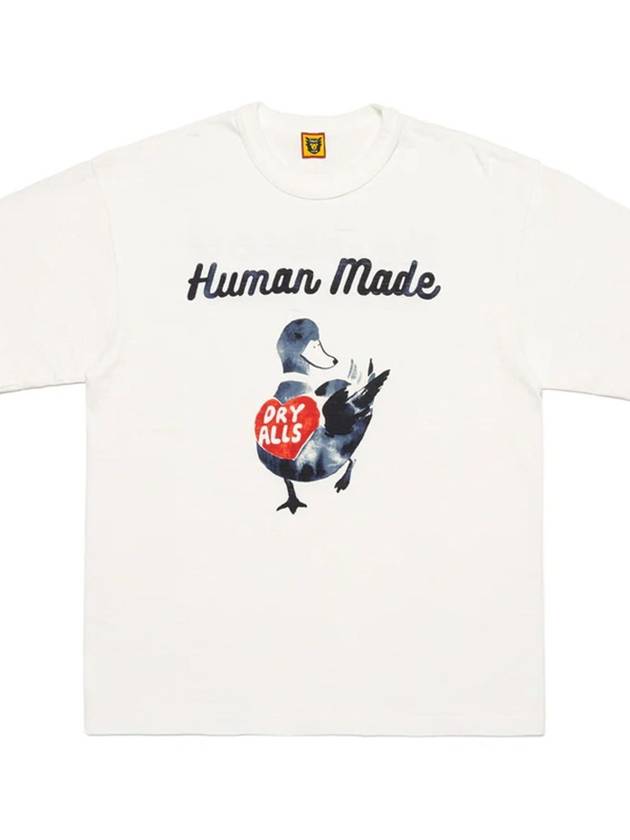 Graphic Short Sleeve T Shirt 3 White HM27TE023 - HUMAN MADE - BALAAN 3