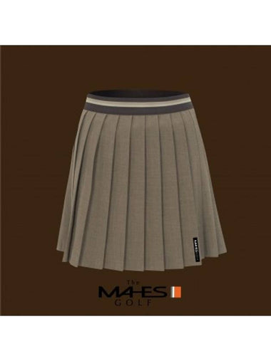 Skirt Shorts Orange Label Royal Beige Banded Pleated Skirt GKW9198 - MAHES - BALAAN 1