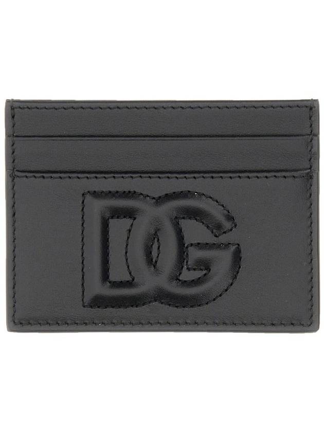 logo leather card wallet black - DOLCE&GABBANA - BALAAN 8