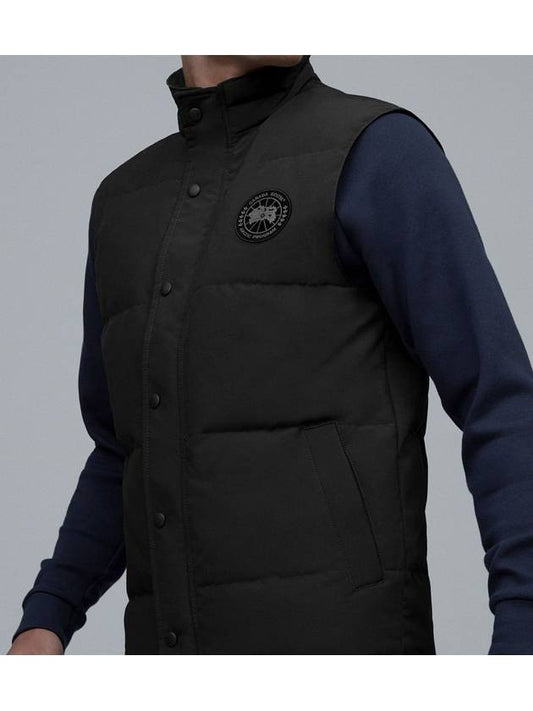 Garson Label Padding Vest Black - CANADA GOOSE - BALAAN 2