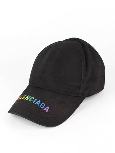 Rainbow logo ball cap L - BALENCIAGA - BALAAN 1