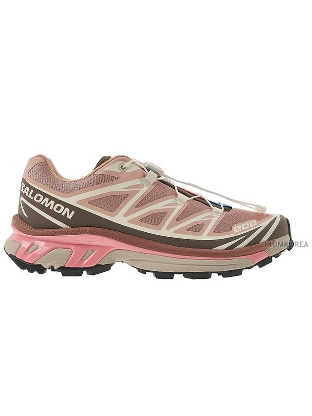 XT-6 Lace-Up Low-Top Sneakers Mahogany Rose - SALOMON - BALAAN 3