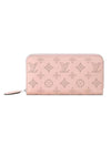 Zippy Mahina Leather Long Wallet Rose Jasmine - LOUIS VUITTON - BALAAN 1