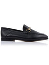 Leather Horsebit Loafers Black - GUCCI - BALAAN 3