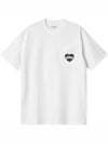 Amour Pocket T Shirt White I033675 00AXX - CARHARTT - BALAAN 2