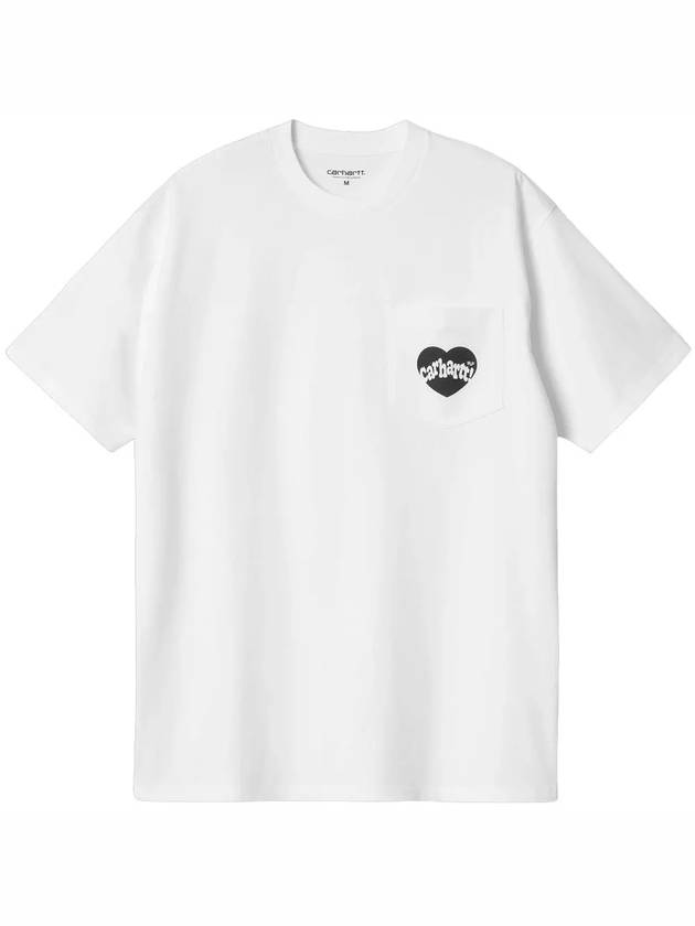 Amour Pocket T Shirt White I033675 00AXX - CARHARTT - BALAAN 1