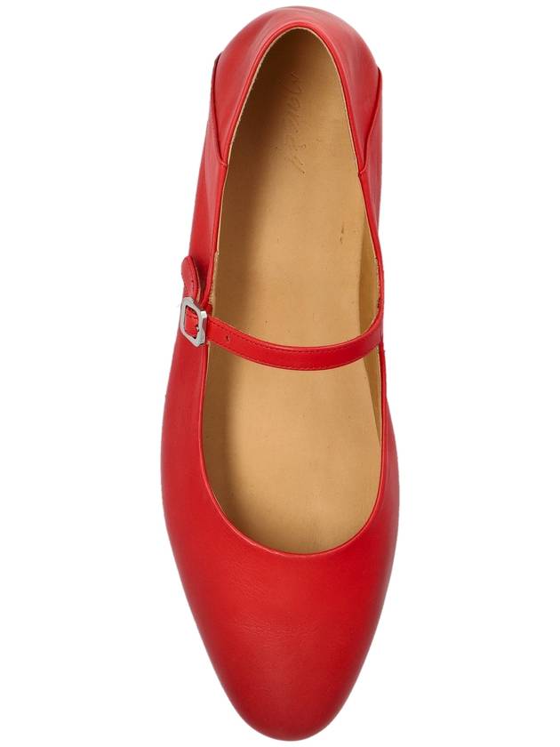 Marsell Leather Ballerinas Strascico, Women's, Red - MARSELL - BALAAN 6