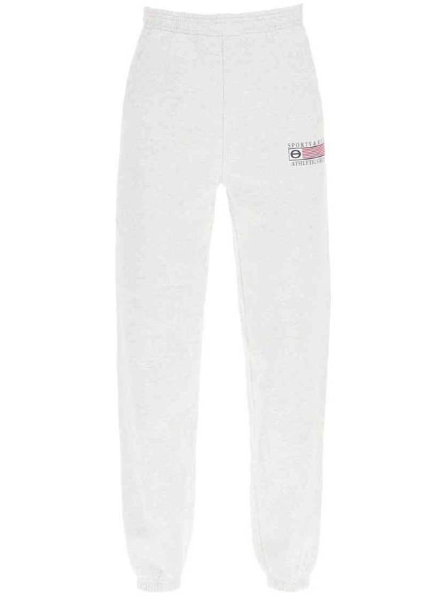 Athletic Group Track Pants Heather Grey - SPORTY & RICH - BALAAN 1