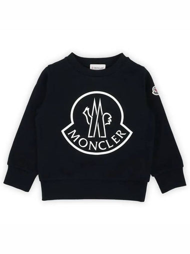 Kids Waffen Printing Sweatshirt Navy 8G00011 899PS 778 - MONCLER - BALAAN 1