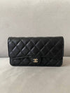 Classic phone holder bag chain caviar black gold AP3744B - CHANEL - BALAAN 2