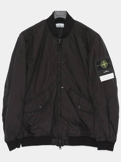 Reps R NY Bomber Jacket Black - STONE ISLAND - BALAAN 2