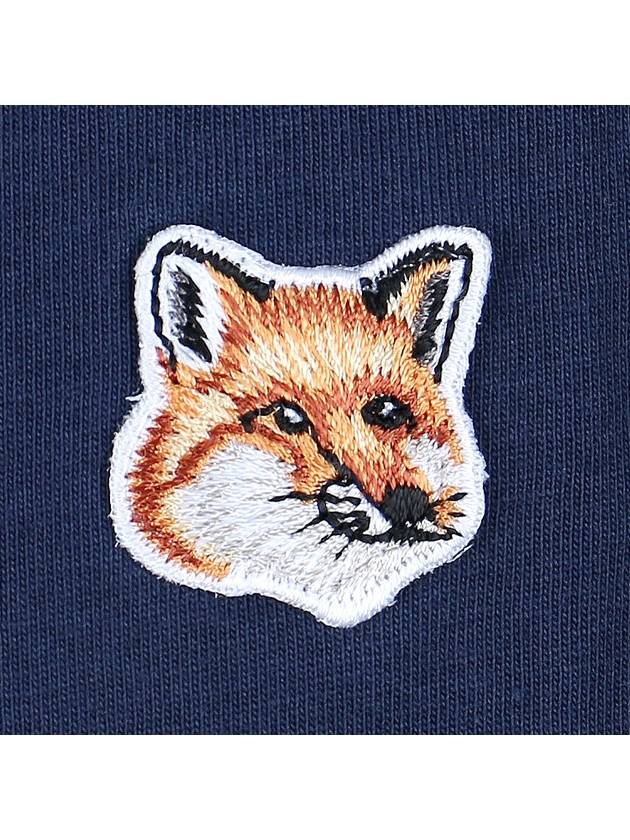 Fox Head Patch Classic Short Sleeve T-Shirt Ink Blue - MAISON KITSUNE - BALAAN 6