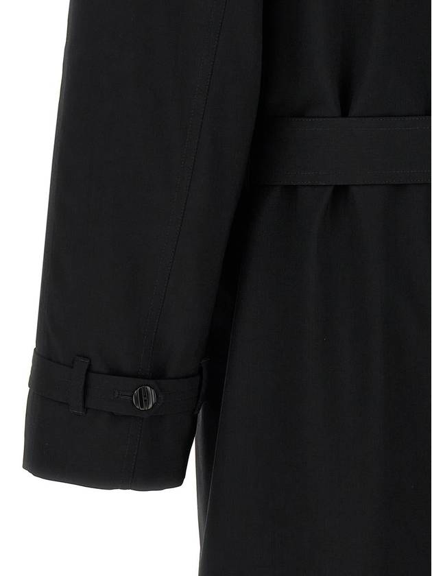 Fendi Wool Trench Coat - FENDI - BALAAN 4