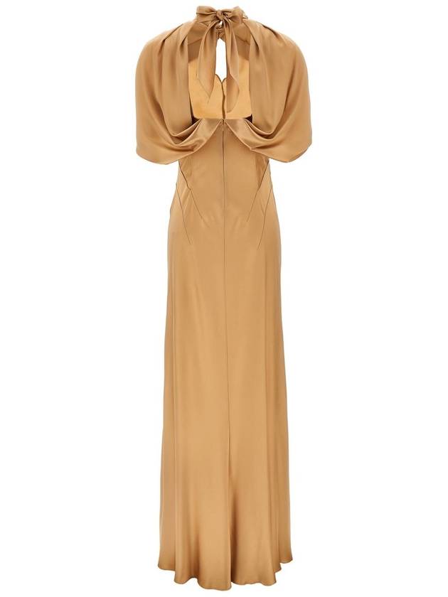 Alberta Ferretti Long Satin Dress - ALBERTA FERRETTI - BALAAN 2