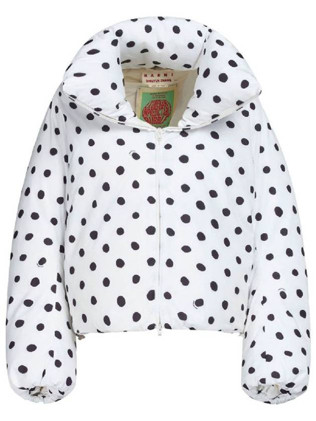 Polka Dot Puffer Padding White - MARNI - BALAAN 2