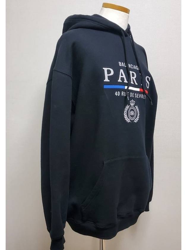 Paris Logo Hooded Sweatshirt S - BALENCIAGA - BALAAN 6