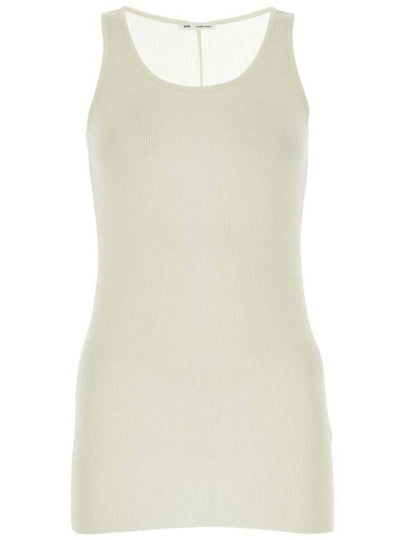 Women s Visco Short Sleeve T Shirt Ivory - AMI - BALAAN 2