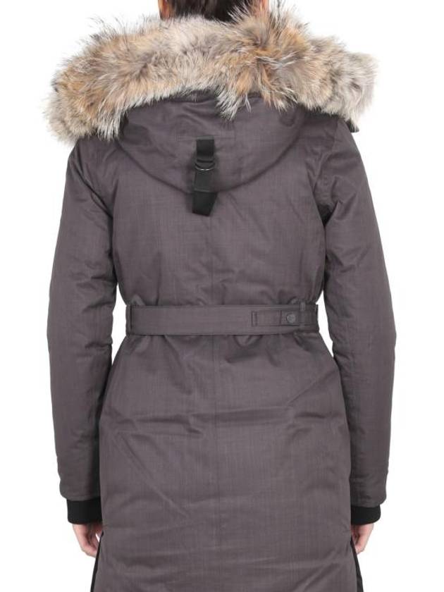 Morgan Coyote Fur Long Parka Steel Grey - NOBIS - BALAAN 4