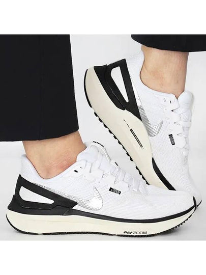 Zoom Structure 25 Low Top Sneakers White Sail Coconut Milk - NIKE - BALAAN 2