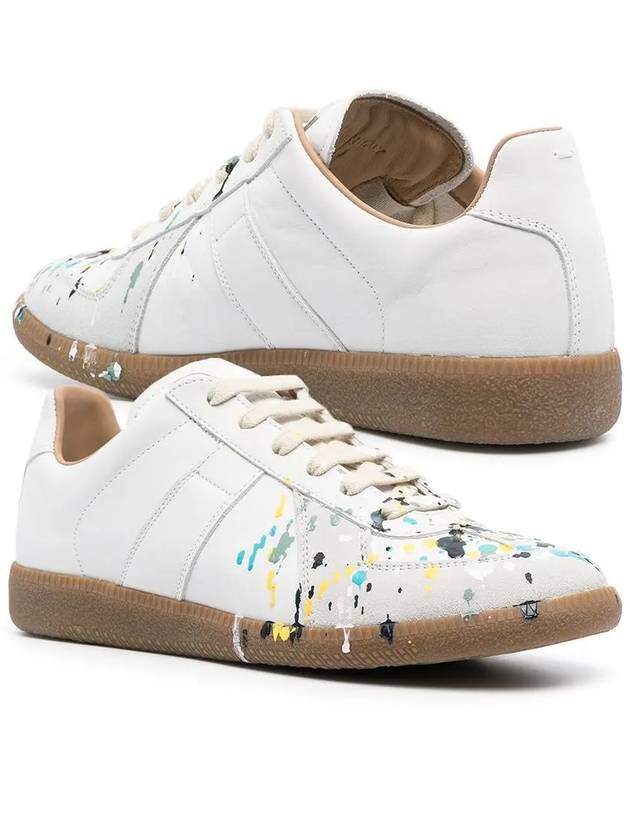 Replica Paint Drop Low Top Sneakers White - MAISON MARGIELA - BALAAN 2