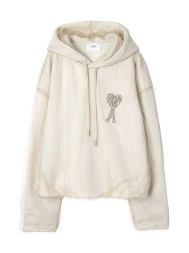 De Coeur embroidered hooded sweatshirt - AMI - BALAAN 1