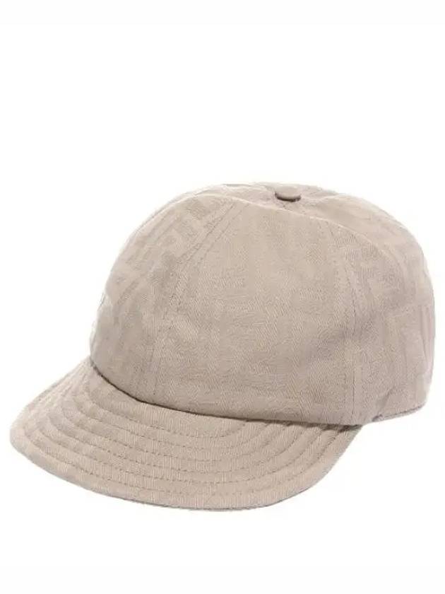 Semi Motif Denim Ball Cap Beige - FENDI - BALAAN 2