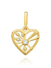 Heart Rays Medallion Bracelet Charm Gold - PANDORA - BALAAN 2