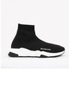 Speed Trainer  High Top Sneakers Black White - BALENCIAGA - BALAAN 3